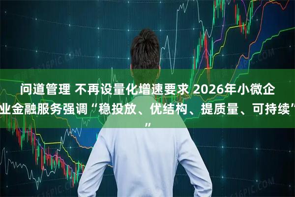 问道管理 不再设量化增速要求 2026年小微企业金融服务强调“稳投放、优结构、提质量、可持续”